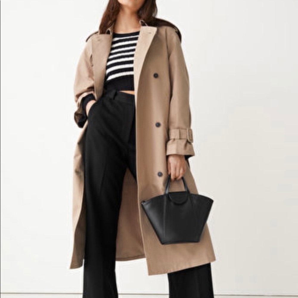 & Other Stories Classic Trench Coat - Beige BNWT - Picture 1 of 7